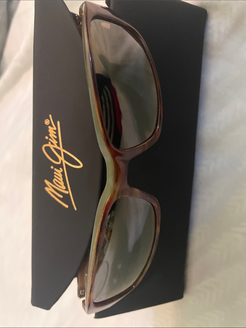 Maui Jim Men’s Brown Tortoise Frame Sunglasses